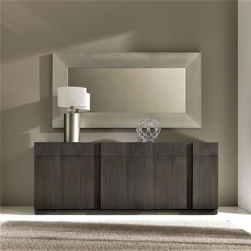Buffet contemporain - T-812 - ArtesMoble - en noyer / en hêtre / sur mesure