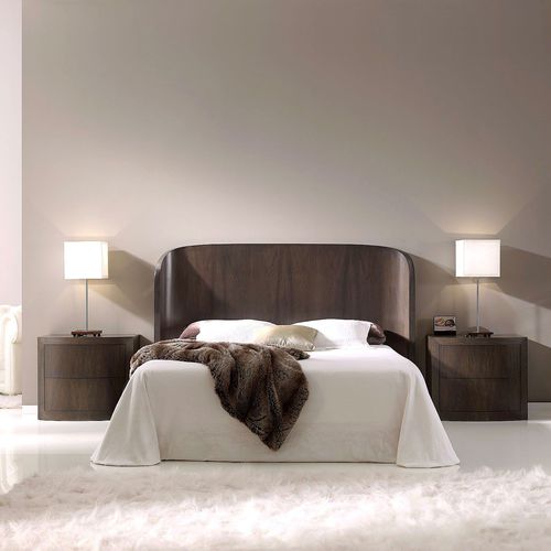 Tête de lit pour lit double - T-834 - ArtesMoble - contemporaine / en noyer