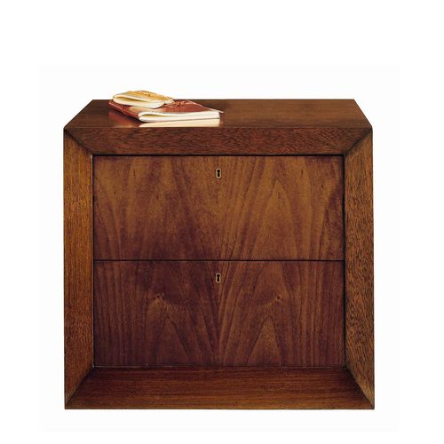 Table de chevet contemporaine - T-670 - ArtesMoble - en noyer / en hêtre / rectangulaire