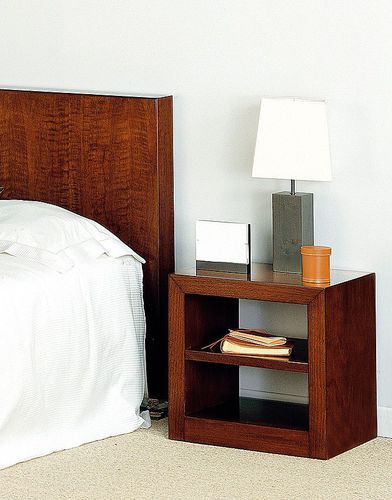 Table de chevet contemporaine - T-687 - ArtesMoble - en noyer / en hêtre / avec piètement en bois
