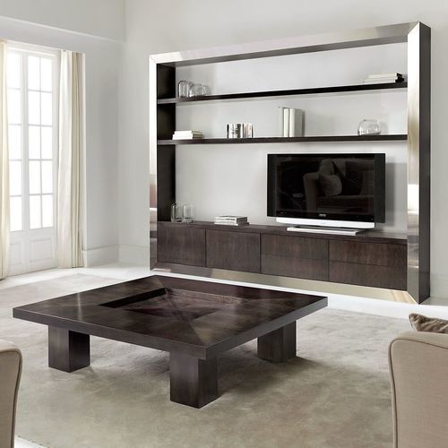 Table basse contemporaine - T-870 - ArtesMoble - en noyer / avec piètement en bois / rectangulaire