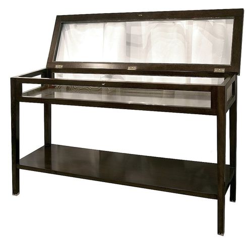 Console contemporaine - T-841 - ArtesMoble - en noyer / en hêtre / en verre