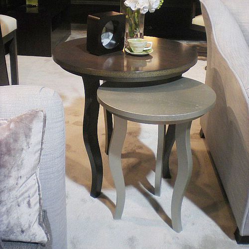 Table d'appoint contemporaine - T-805T806 - ArtesMoble - en noyer / en hêtre / avec piètement en hêtre