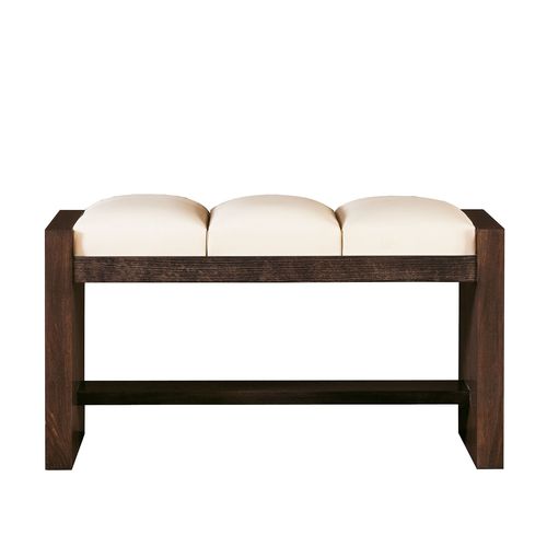 Banc contemporain - T-711 - ArtesMoble - en noyer / en hêtre / en tissu