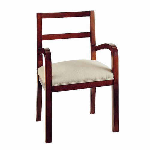 Chaise contemporaine - T-664ST - ArtesMoble - d'intérieur / en tissu / avec piètement en hêtre
