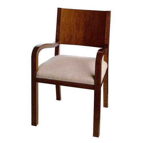 Chaise contemporaine - T-696ST - ArtesMoble - d'intérieur / en tissu / avec piètement en hêtre