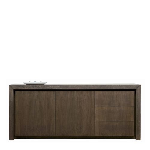 Buffet contemporain - T-735 - ArtesMoble - en noyer / en hêtre / sur mesure