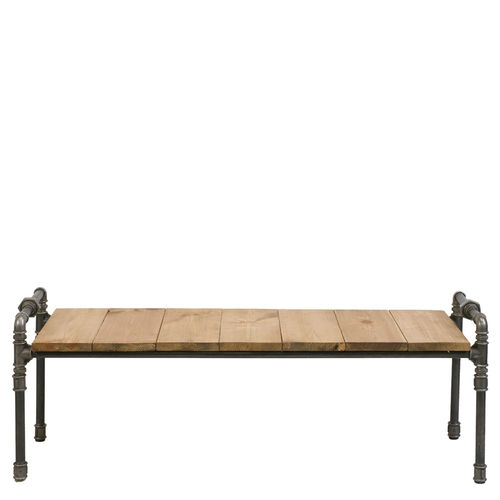 Banc design industriel - FUR0040 - Gie El - en bois / en acier