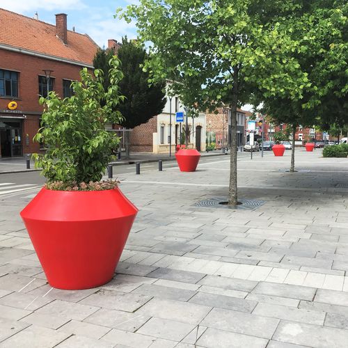 Jardinière en polyéthylène - SAPHIR - ATECH - conique / contemporaine / pour espace public