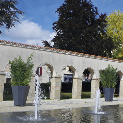 Jardinière en acier thermolaqué - OCTOGONE - ATECH - en tôle d'acier / octogonale / contemporaine