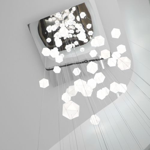 Lustre contemporain - SAPHIR 12V - Octavio Amado - en polymère / professionnel / cascade