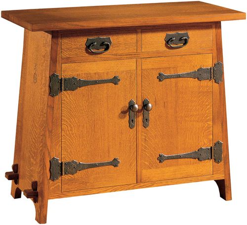 Buffet classique - MISSION : ROYCROFT CELLARET  - STICKLEY - en chêne