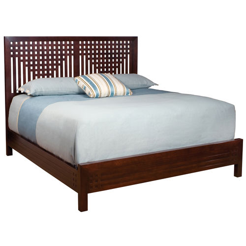 Lit double - EDINBURGH : WILLOW 8749-LFB - STICKLEY - contemporain / avec tête de lit / en cerisier