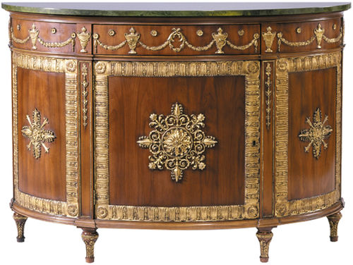Buffet de style - JOHN WIDDICOMB : ROBERT ADAM JW-7341 - STICKLEY - en bois / en marbre