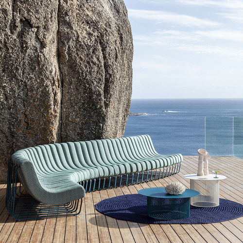 Canapé en arc de cercle - SONGOLOLO - HALDANE - contemporain / d'extérieur / en tissu