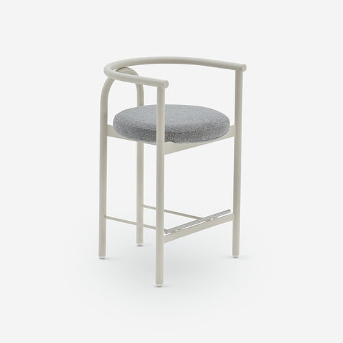 Chaise de bar de cuisine - Lucky  - HALDANE - contemporaine / d'extérieur / en tissu