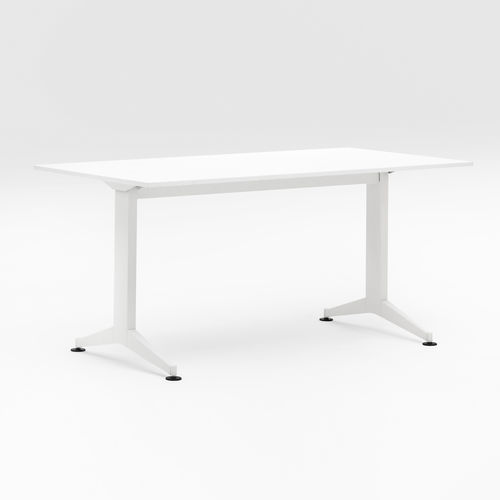 Table de travail contemporaine - TIMMY : 215F - Mara - en stratifié / en mélaminé / avec piètement en métal