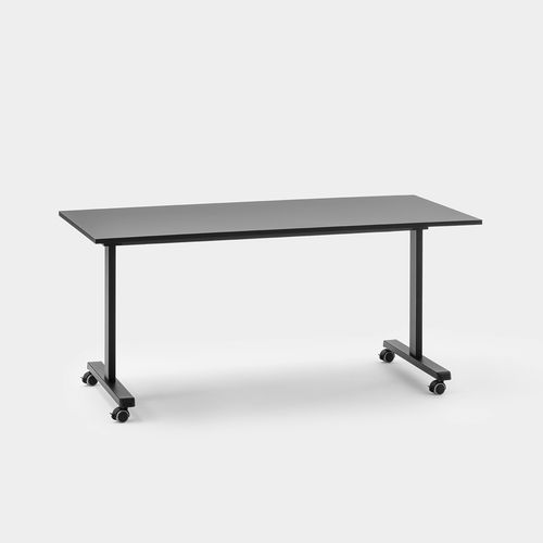 Table de travail contemporaine - 228R - Mara - en stratifié / en mélaminé / avec piètement en métal