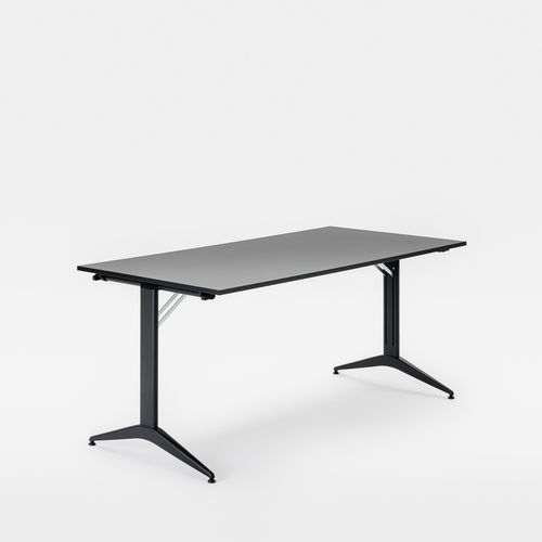 Table contemporaine - SAVIO : 227P - Mara - en stratifié / en mélaminé / avec piètement en acier