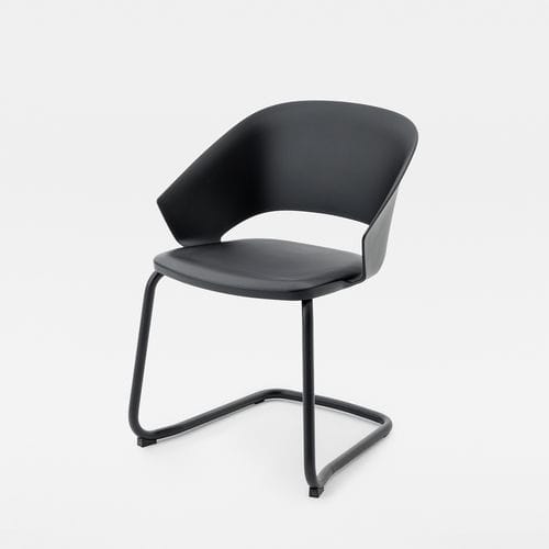 Chaise contemporaine - ICON CANTILEVER - Mara - d'intérieur / en polypropylène / avec piètement en métal