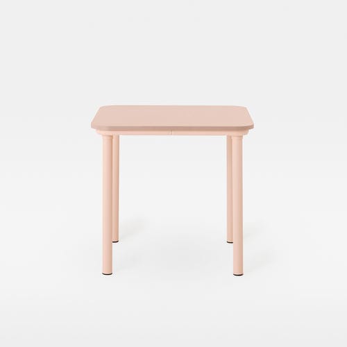 Table contemporaine - 220 - Mara - en mélaminé / avec piètement en acier thermolaqué / avec piètement en acier à revêtement par poudre