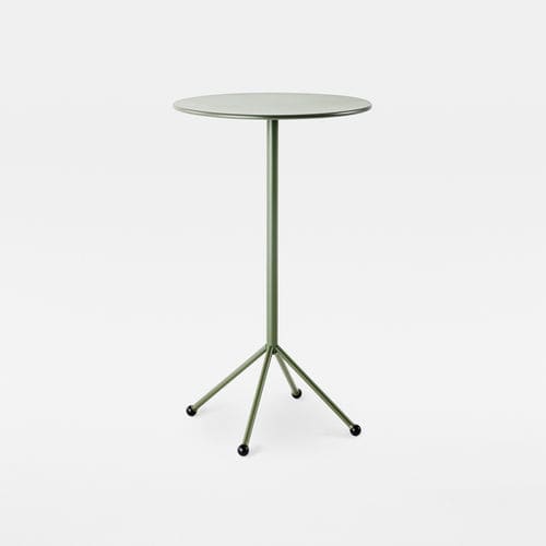 Table mange-debout contemporaine - TIP  - Mara - en stratifié / en mélaminé / avec piètement en métal