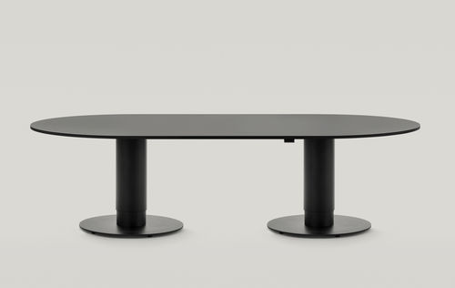 Table de conférence moderne - 298MLCAR - Mara - en stratifié / en Fenix NTM® / en acier à revêtement par poudre