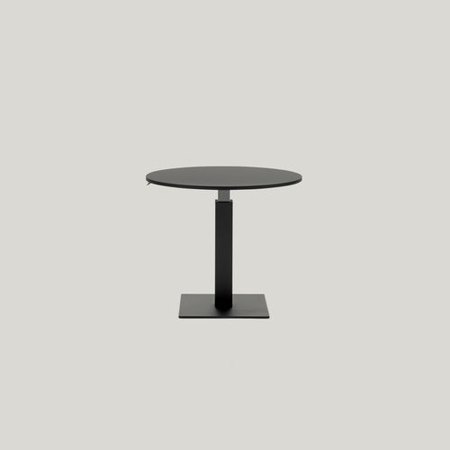 Table basse contemporaine - Follow Break Square - Mara - en acier à revêtement par poudre / en mélaminé / en Fenix NTM®