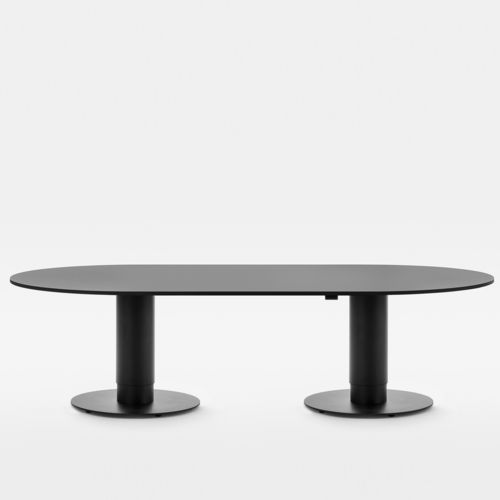 Table de conférence moderne - FOLLOW MEETING LARGE MONOCHROMATIC - Mara - en stratifié / en mélaminé / en acier