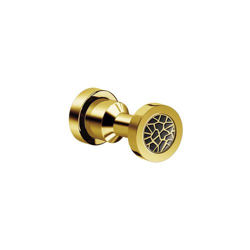 Patère contemporaine - 86409 - Windisch S.A. - en laiton chromé / en laiton plaqué or / en cristal Swarovski®