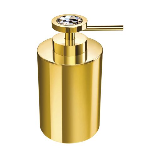 Distributeur de savon professionnel - 90503 - Windisch S.A. - à poser / en laiton / en cristal Swarovski®
