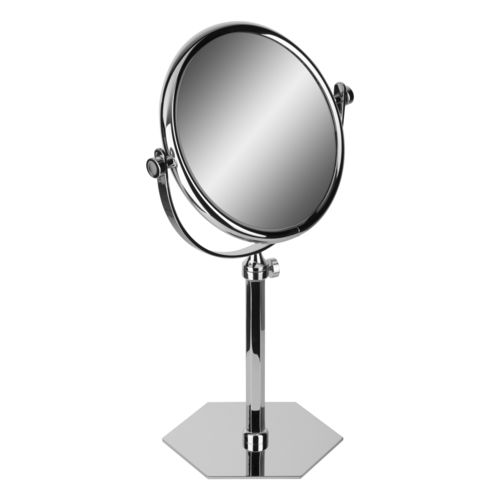 Miroir de salle de bain sur pied - 99120 - Windisch S.A. - circulaire / grossissant / double face