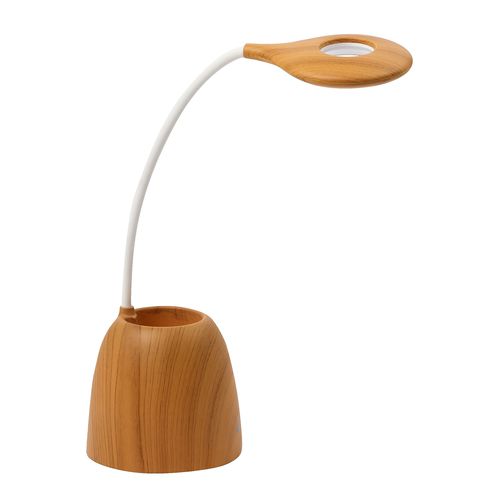 Lampe de bureau - PENBOX - Aluminor - en métal / en bois / en ABS