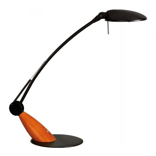 Lampe de bureau - SWINGO - Aluminor - en acier / en bois massif / en bois verni