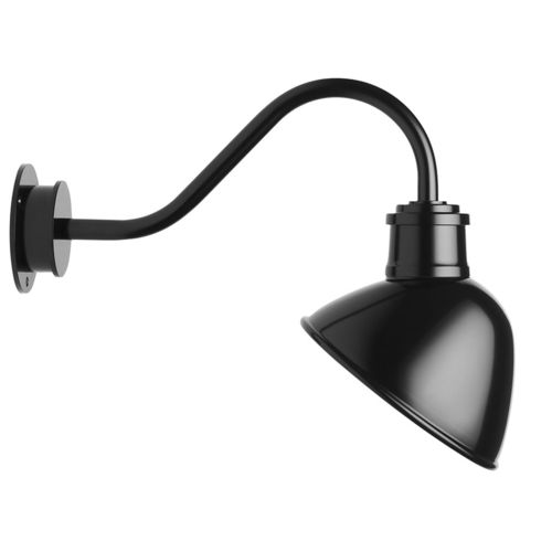 Applique murale de style industriel - GLOBE SHORT - Eleanor Home - d'extérieur / de jardin / en aluminium