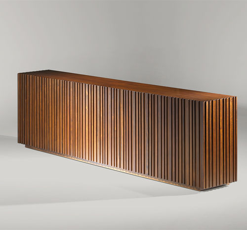 Buffet contemporain - MOON - Luisa Peixoto Design - en bois / incolore