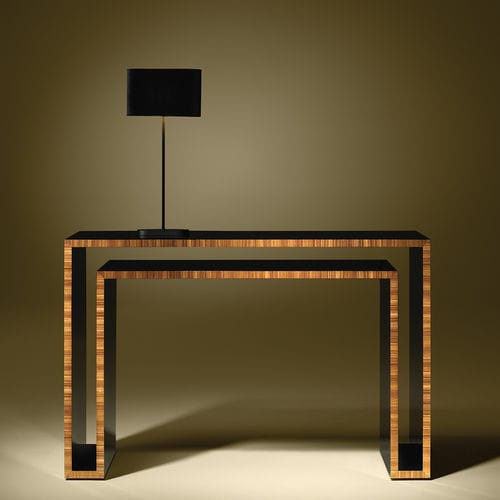 Console contemporaine - DUPLO U - Luisa Peixoto Design - en bois / rectangulaire / résidentielle