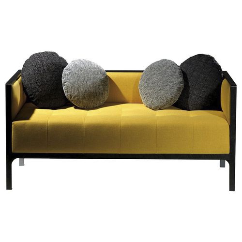 Canapé contemporain - CAMELIA - Luisa Peixoto Design - de salon / en velours / jaune