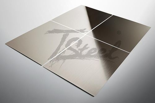 Tôle métallique décorative - TSTEEL CHAMPAGNE - Steel Color - en inox / pour bardage