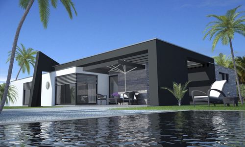 Parasol déporté - DECENTRATO - GAGGIO srl - en polyester / en acrylique / en aluminium