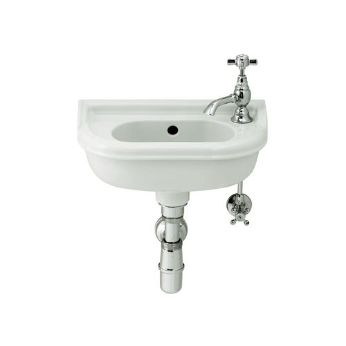 Lave-mains suspendu - 240.05140 - Aqua Prestige - rectangulaire / en porcelaine