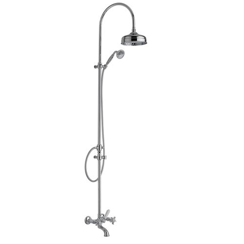 Mélangeur de douche - 950.1401E - Aqua Prestige - pour baignoire / mural / en laiton
