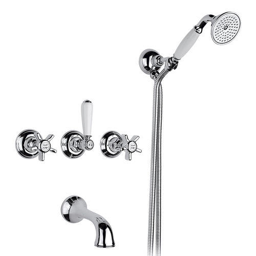 Mélangeur de douche - 950.1403 - Aqua Prestige - pour baignoire / encastrable / en laiton