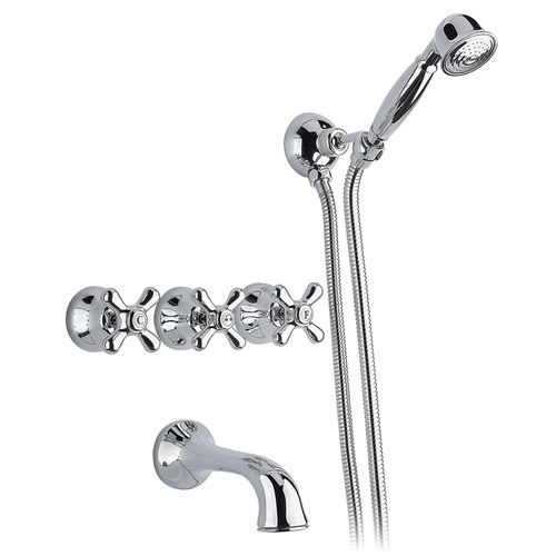 Mélangeur de douche - 950.2503.01 - Aqua Prestige - pour baignoire / mural / en laiton