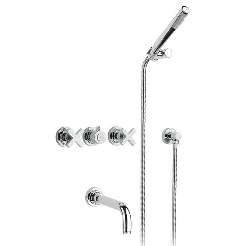 Mélangeur de douche - 950.2203 - Aqua Prestige - pour baignoire / encastrable / en laiton