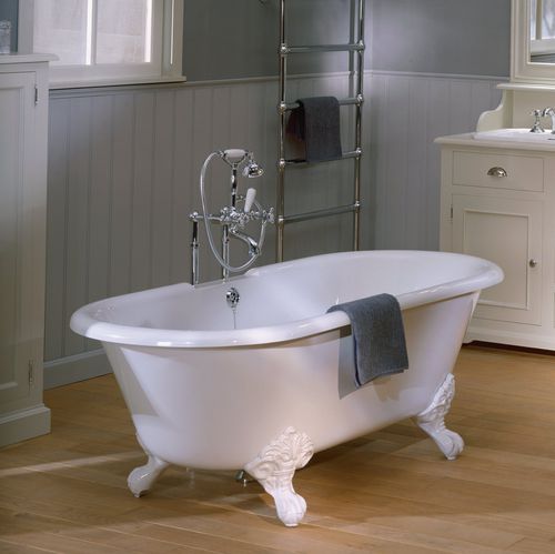 Baignoire ovale - ROMANCE - Aqua Prestige - sur pieds / à usage professionnel / en composite