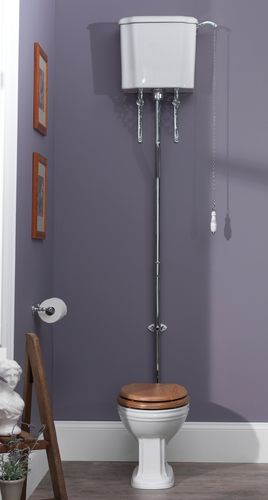 WC à poser - 240.04706 + 240.04750 - Aqua Prestige - en porcelaine / résidentiel / professionnel