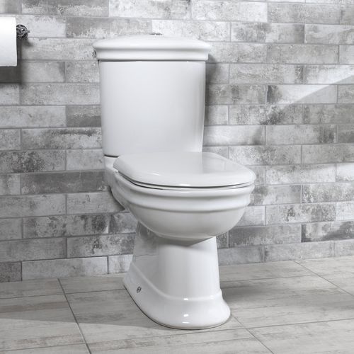 WC monobloc - 240.12705.WH & 240.12710.WH.CR - Aqua Prestige - en porcelaine / résidentiel / professionnel