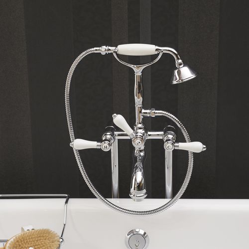 Mélangeur de douche - 950.2101 - Aqua Prestige - pour baignoire / mural / en laiton