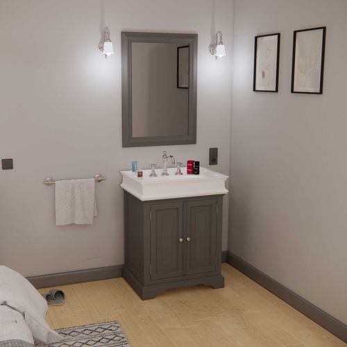 Meuble vasque à poser - MAJERLING  - Aqua Prestige - en bois / en céramique / classique